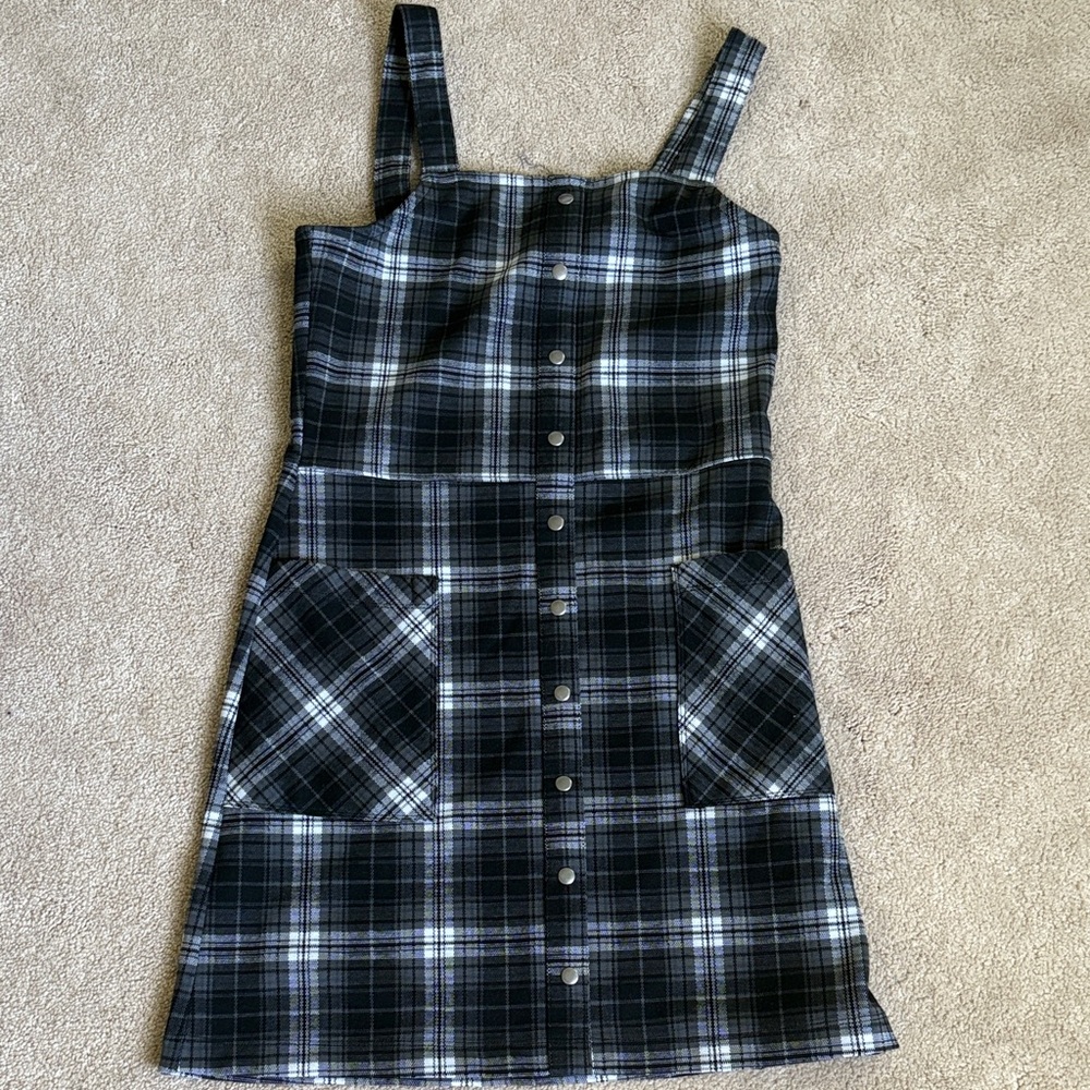 Abercrombie Kids Plaid Button-Down Jumper